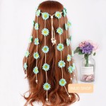 Corona de flores Hippie